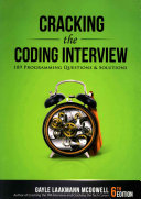 Cover of Cracking the Coding Interview: 150 Programming Questions and Solutions